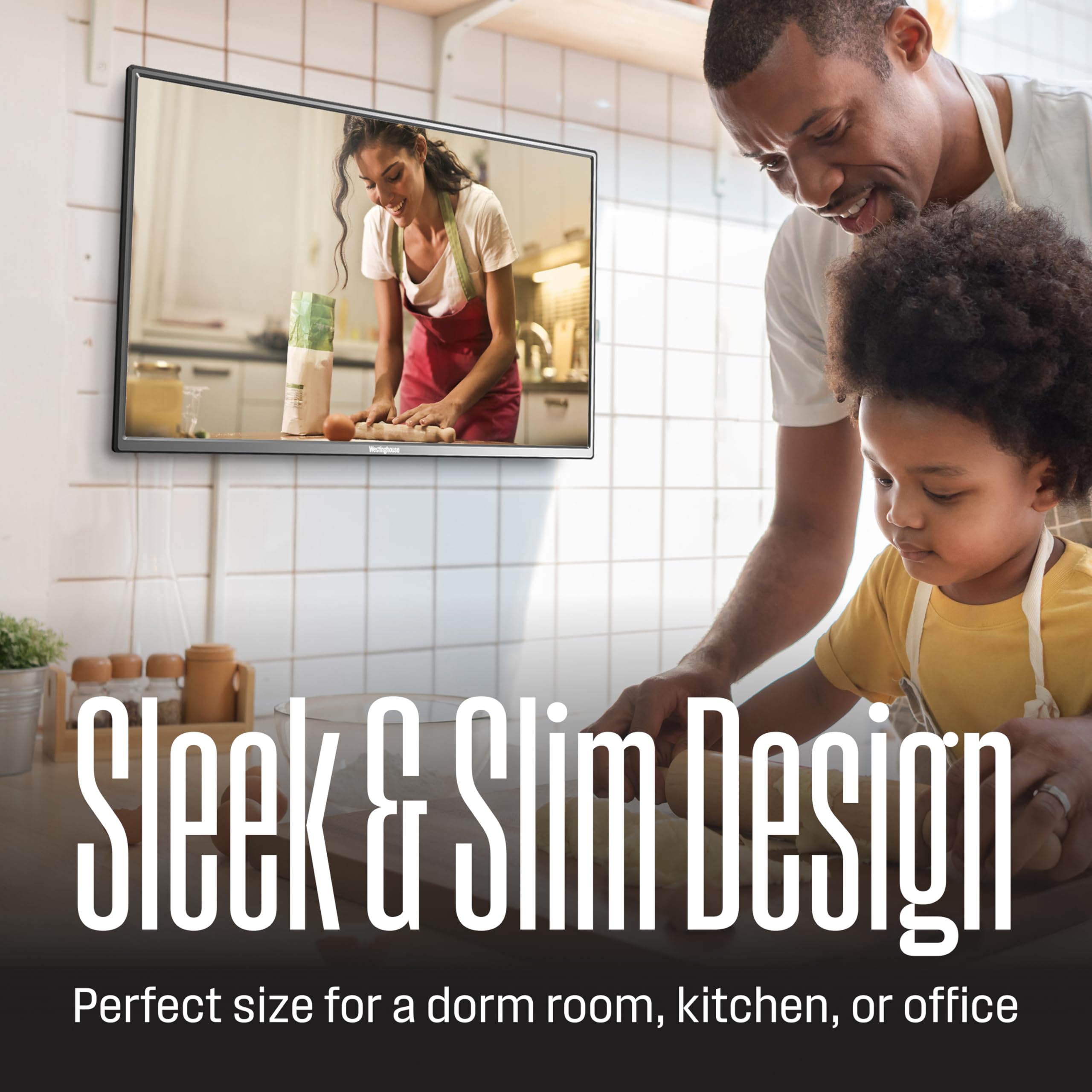 Westinghouse 24 Inch TV, HD LED Small Flat Screen Non-Smart Television, Works with Fire Stick, Roku, Apple TV, TiVo, Xumo, and Streaming Devices - Image 6