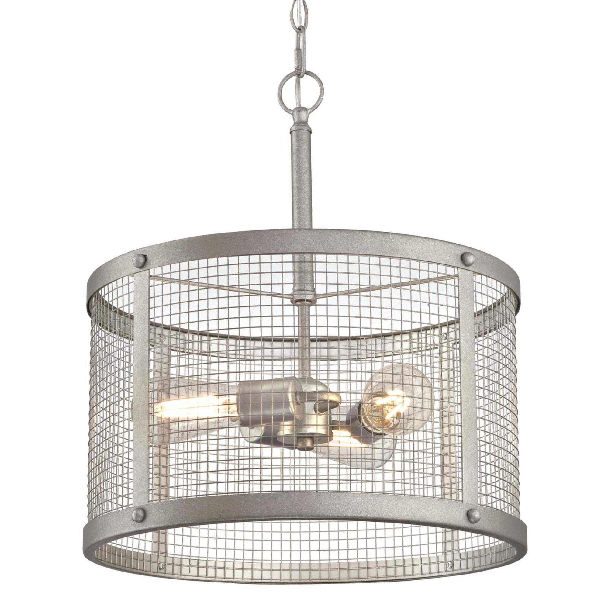 Westinghouse 6371200 Emmett Three-Light Indoor Pendant Light, Galvanized Steel Finish - Image 3