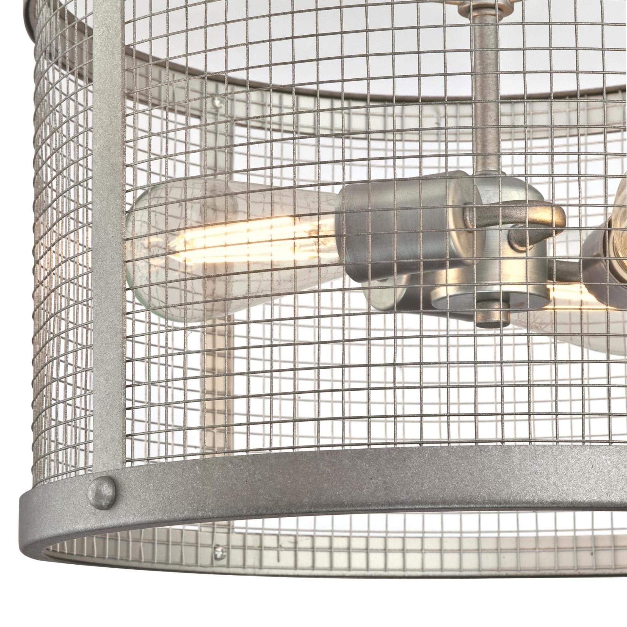 Westinghouse 6371200 Emmett Three-Light Indoor Pendant Light, Galvanized Steel Finish - Image 4