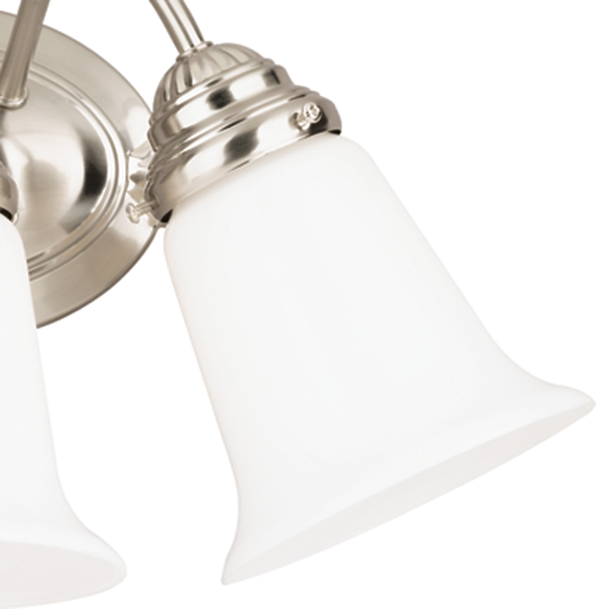 Westinghouse 6649700 Three-Light Interior Wall Fixture, No Size, Brushed Nickel - Image 3