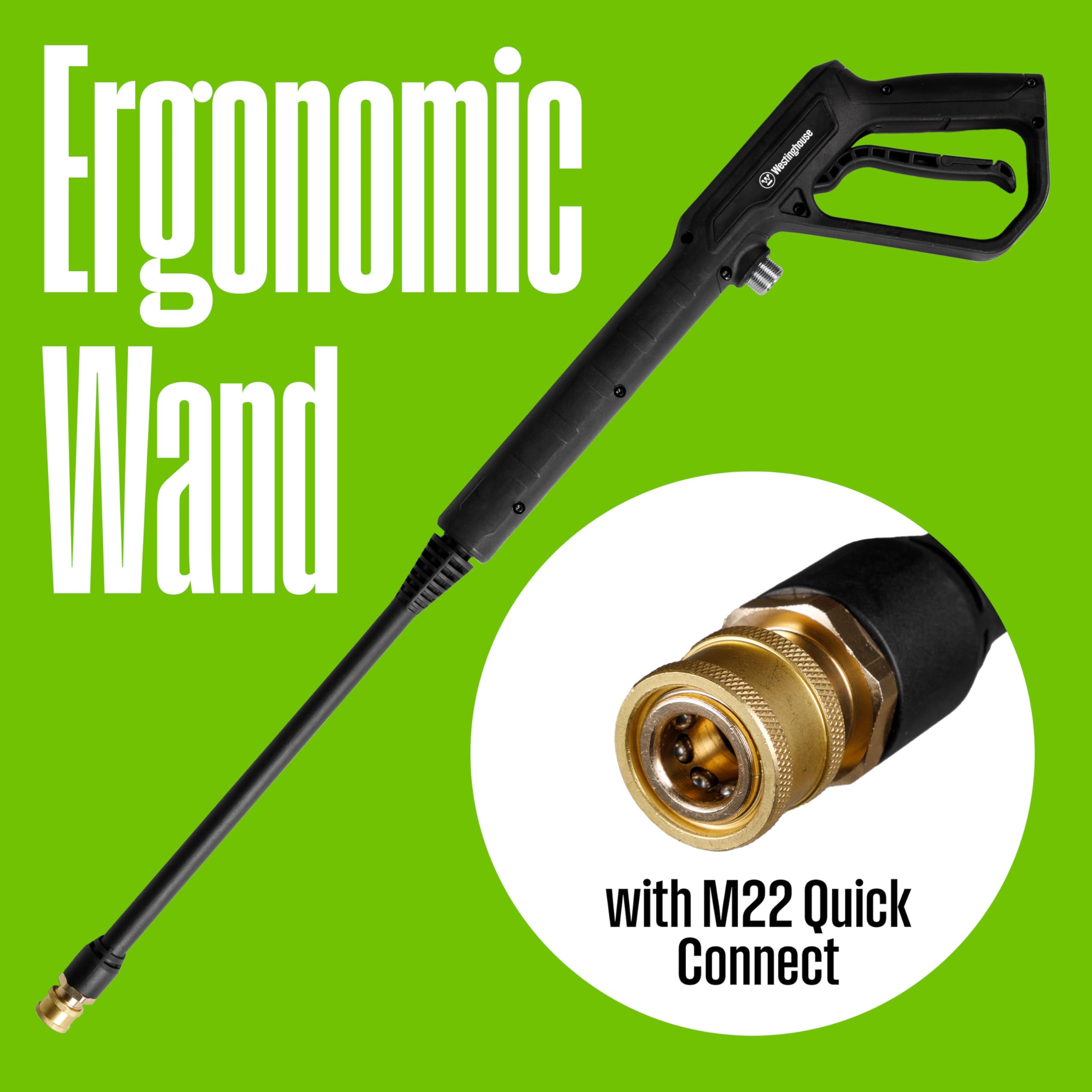 Westinghouse ePX3050 Electric Pressure Washer, 2100 Max PSI 1.76 Max GPM with Foam Cannon and Turbo Nozzle, for Cars/Fences/Driveways/Home/Patios - Image 8