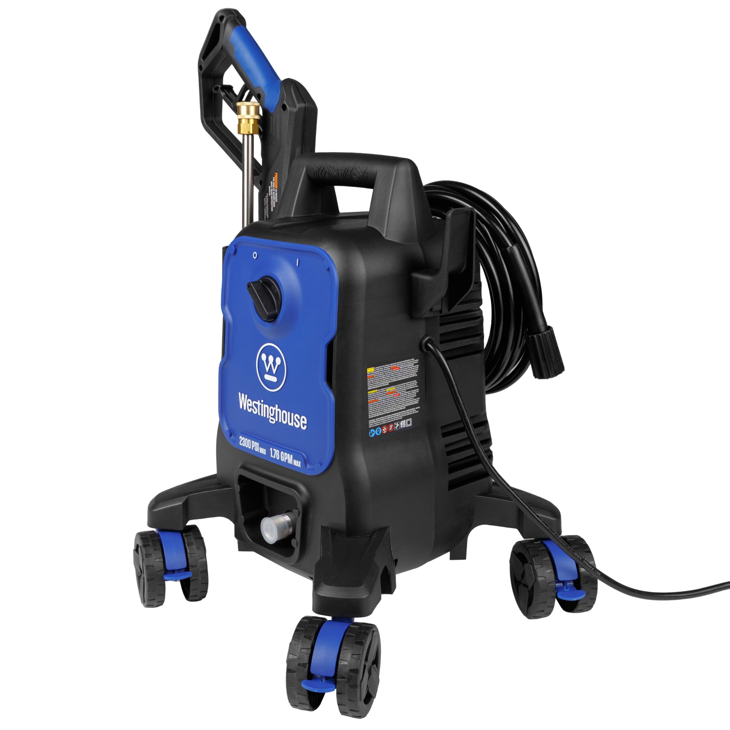 Westinghouse ePX3100 Electric Pressure Washer, 2300 Max PSI 1.76 Max GPM with Anti-Tipping Technology, Onboard Soap Tank, Pro-Style Steel Wand, 5-Nozzle Set, for Cars/Fences/Driveways/Home/Patios - Image 9
