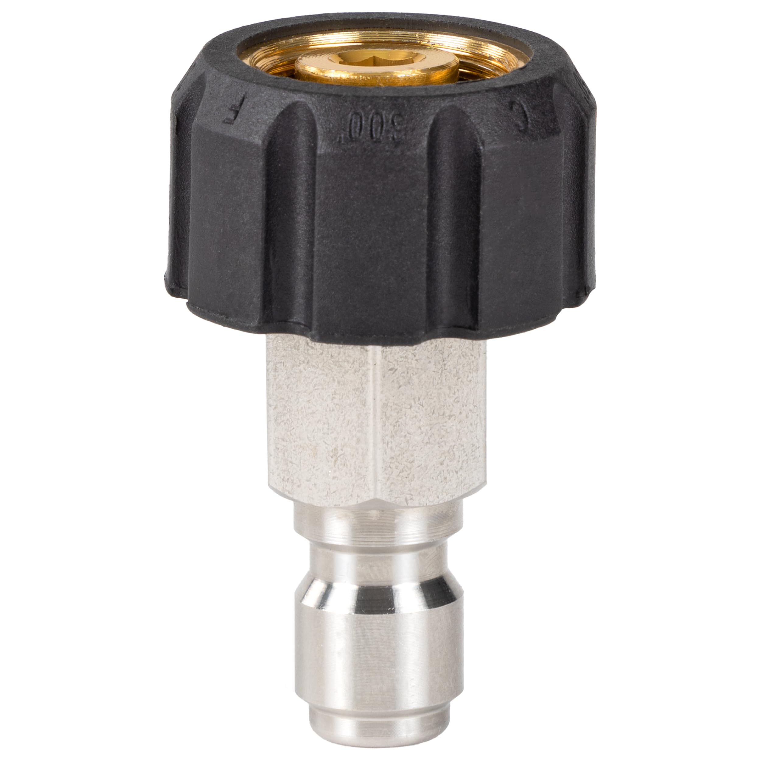 Westinghouse Heavy-Duty 3/4" GHT to M22-14MM Quick-Connect Fitting For Pressure Gun to Pressure Washer Hose - Image 4