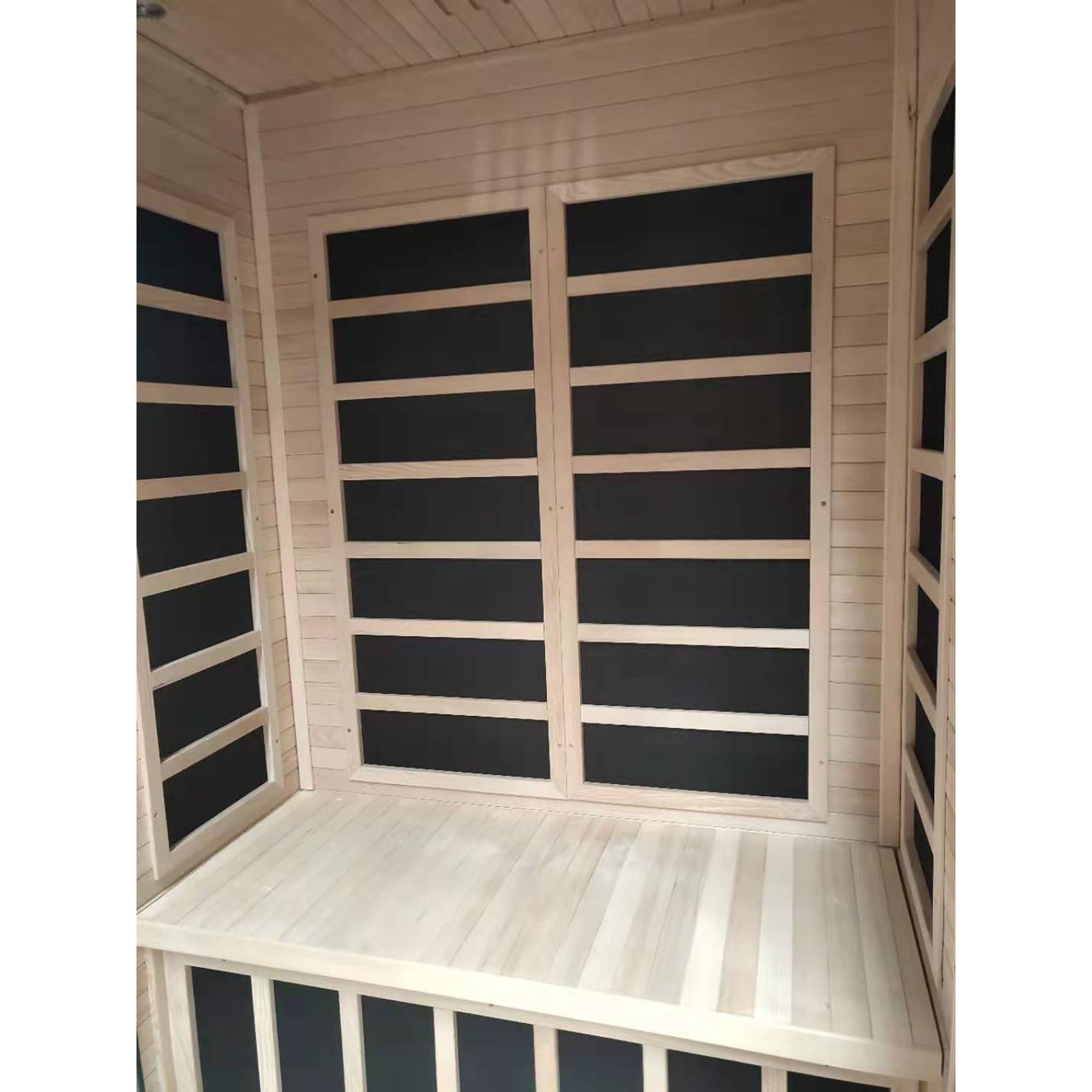 Westinghouse Infrared Sauna for 2 - 1700W, Hemlock Wood, LED Control Panel, Bluetooth, Model# WES43-1700 - Image 3
