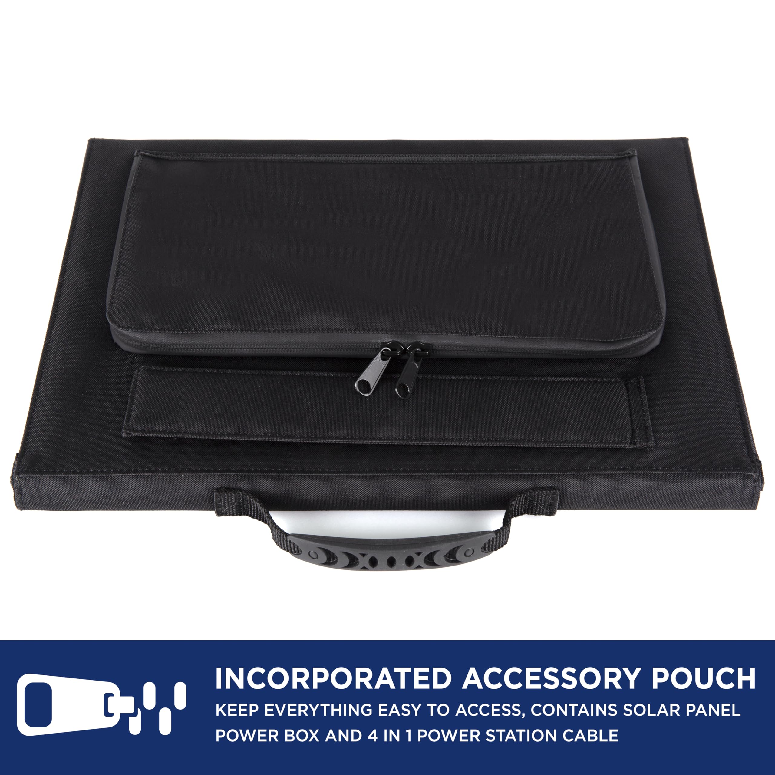 Westinghouse Portable 60W Solar Panel for Portable Power Stations, iPhone, iPad, Tablets, Laptop, with QC 3.0 USB and USB-C ports, DC Output, for Outdoors, Camping, RVs, and Travel,Black - Image 6