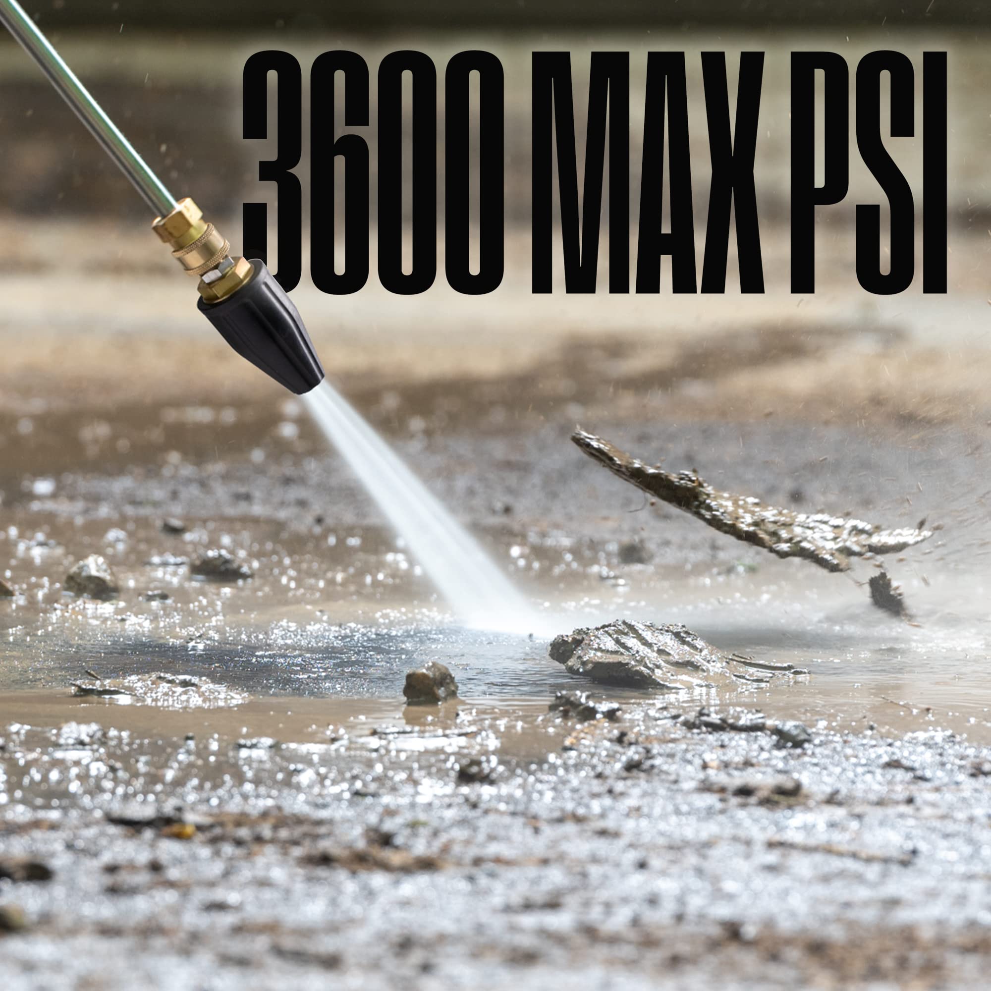 Westinghouse Pressure Washer Turbo Nozzle Attachment - 3600 Max PSI, 1/4” Connector - for Gas and Electric Pressure Washers - Image 3