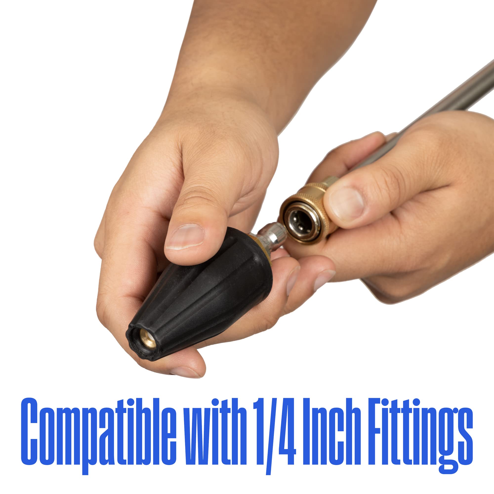 Westinghouse Pressure Washer Turbo Nozzle Attachment - 3600 Max PSI, 1/4” Connector - for Gas and Electric Pressure Washers - Image 5