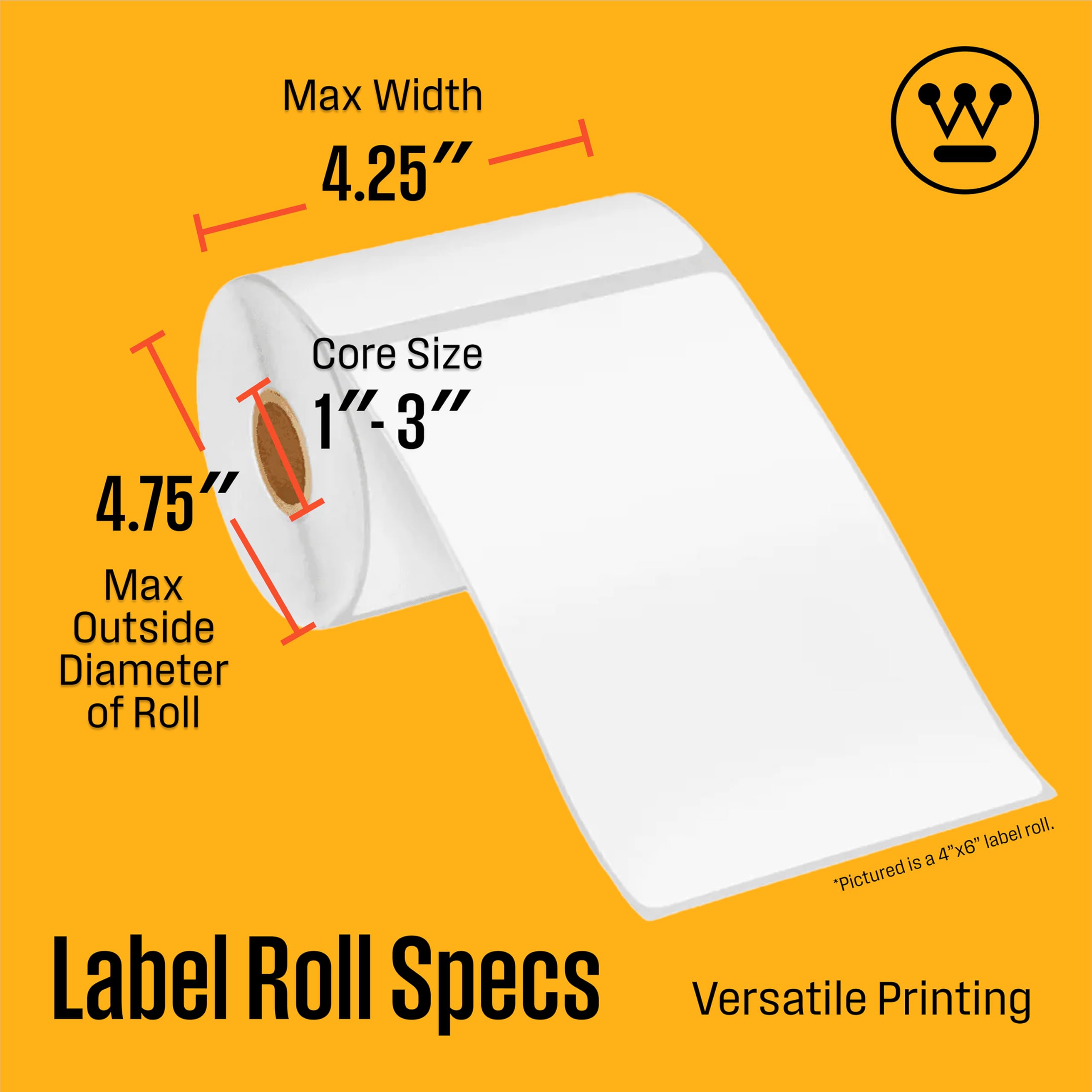 Westinghouse Thermal Shipping Label Printer USB, 4x6 Label Commercial Grade, Compatible with USPS, UPS, FedEx, Shopify, Amazon, Small Business, Desktop Label Printer for Packages, Includes Labels - Image 10