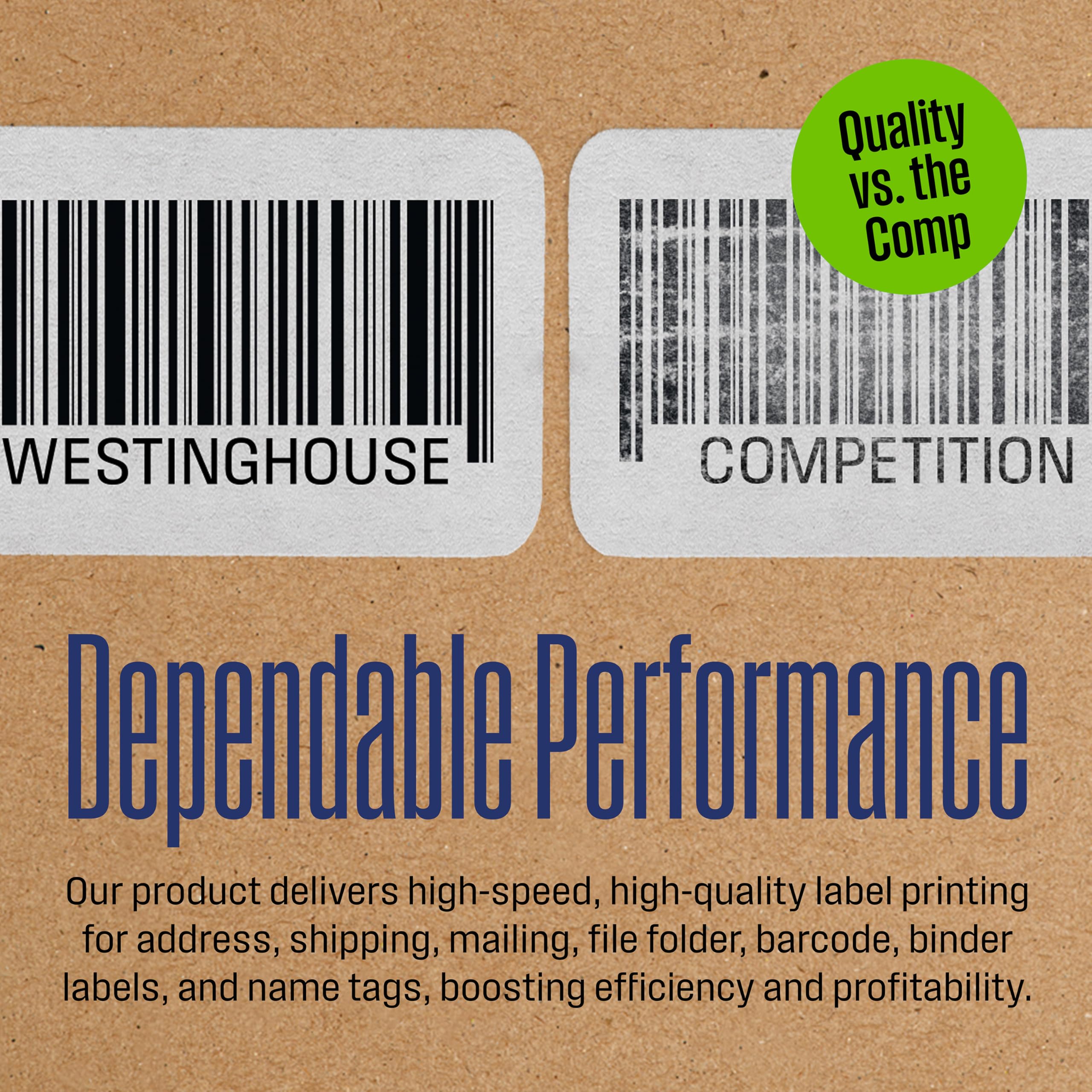 Westinghouse USB Shipping Label Printer for Mac & Windows, Compatible with USPS, UPS, FedEx, Ebay, Amazon, & More, Commercial Grade Thermal Label Printer for Shipping Packages, Includes Sample Labels - Image 8