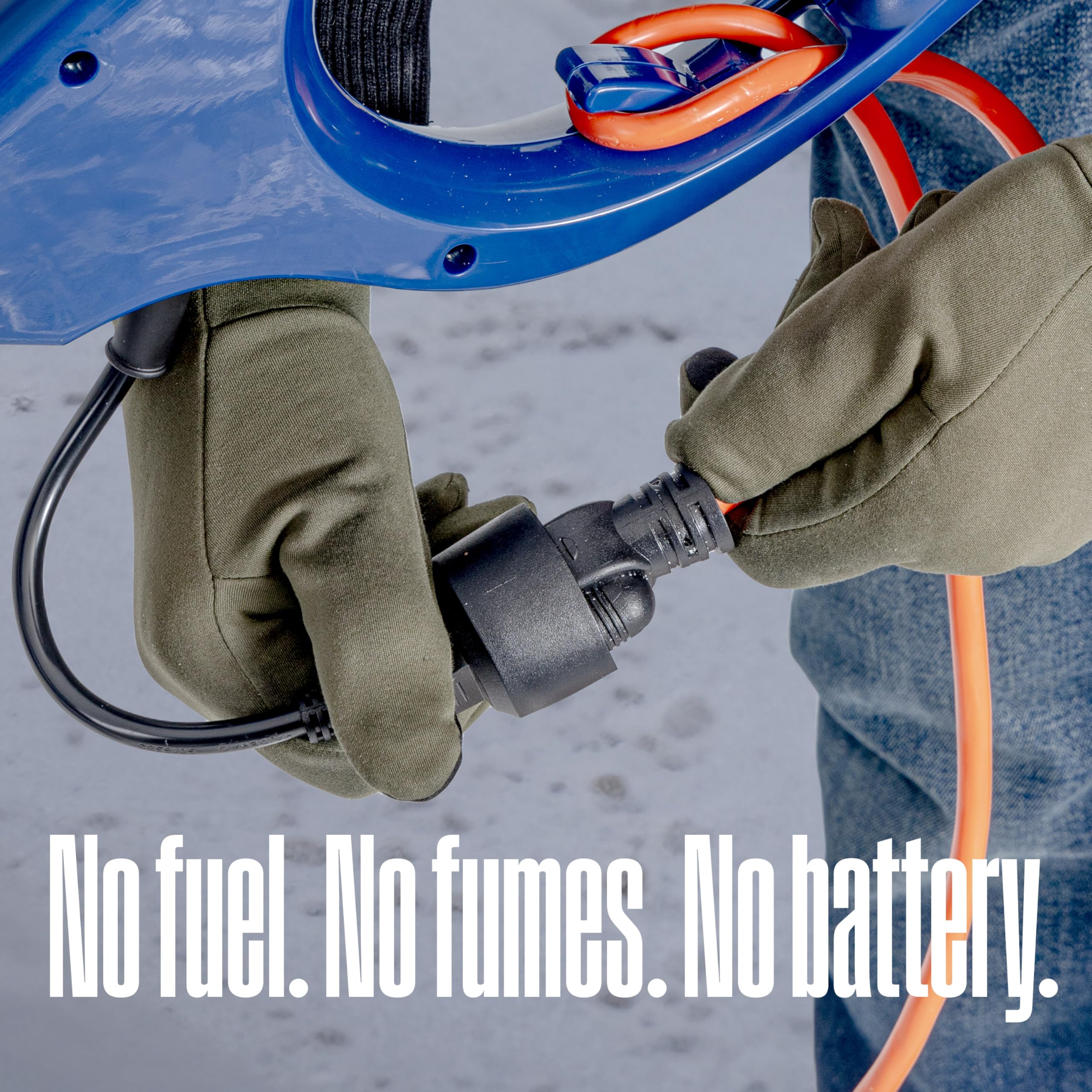 Westinghouse WSnow11S Corded Snow Shovel, 11-inches Wide, Electric Snow Shovel with 20ft Throwing Distance, Plows 300lbs/min for Driveway/Steps/Sidewalk/Porch - Image 7